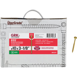 GRK RSS Rugged #10 x 3-1/8 In. Star Drive Washer-Head Structure Screw (800 Ct.)