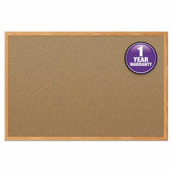 Mead CorkBulletinBoard,48x36,Oak S774