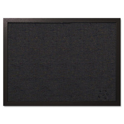 Mastervision Fabric Bulletin Board,24x18",Black FB0471168