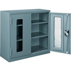 Global Industrial Clear View Wall Storage Cabinet 30""W x 12""D x 30""H Assemble