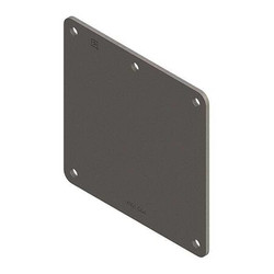 Nvent Hoffman Closure Plate,Wireway,Steel,4in.Hx4in.L F44LP