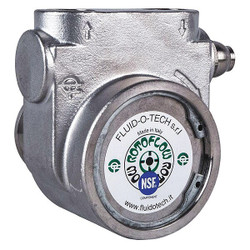 Fluid-O-Tech Pump,3/8" NPTF,144 Max. GPH,SS,Bypass PA 411