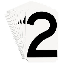 Brady Numbers and Letters Labels, PK 10 5180P-2