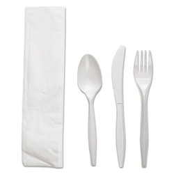Boardwalk Disp Cutlery Set,White,Medium,PK250 BWKFKTNMWPPWH