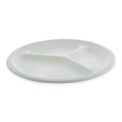 Pactiv Evergreen PLATE,10"3-COMPFIBER,500 MC50044BB