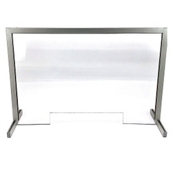 Glas-Col Acrylic shield barrier with pass thru 108C DPS48