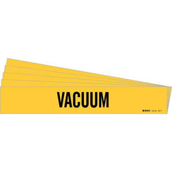 Brady Pipe Marker,Adhesive,Black,Vacuum,PK5 7291-1-PK