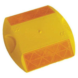 3m Pavement Marker,Yellow,3-3/4" W,PK100 PSA-RPM-291-2Y