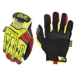 Mechanix Wear Mechanics Gloves,Hi-Vis Yellow,12,PR SMP-X91-012