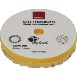 Yellow Wool Polishing Pad, Precision Pro Medium - 160mm 9.NW160M