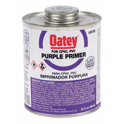 Oatey Primer,Can,32 oz,Purple 30758