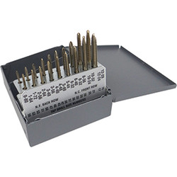 KnKut 19 Piece Spiral Point  Tap Set National Course/National Fine 19KK22NCNF