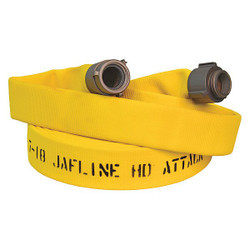 Kuriyama Fire Hose,50 ft,Yellow,Polyester G52H15HDY50NB
