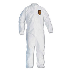 KleenGuard™ A30 Elastic-Back Coveralls, White, X-Large, 25/Carton KCC 46004