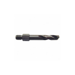 Manufacturer Varies Threaded Shank Drill,1/4",HSS 16W734