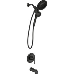Moen Mikah Matte Black 1-Handle Tub & Shower Faucet 82310BL