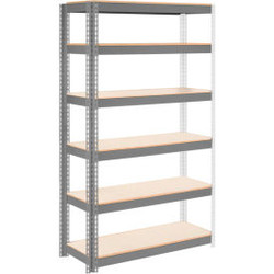 Global Industrial 6 Shelf Heavy Duty Boltless Shelving Add On 36""Wx18""Dx84""H