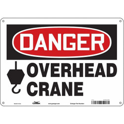 Condor Safety Sign,10 inx14 in,Aluminum 476L58