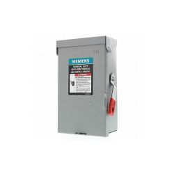 Siemens Safety Switch, Non-Fusible, 60 A, Steel LNF222RA