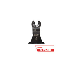 Milwaukee Tool OscillatingToolBlade,L:3 11/16",PK3 49-25-1113