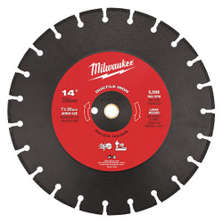 Milwaukee Tool DiamondSawBlade,Diam:14",Thick:0.79" 49-93-7340