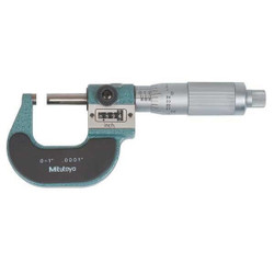 Mitutoyo Digit Mic,0-1,Friction,NIST,Case 193-211CAL