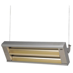Fostoria Spnd Infrd Rdnt Elc Ceil Heatr,46"L,480V 462-60-THA-480V