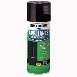 Rust-Oleum® PAINT,APP EPOX,12OZ,BK 7886830