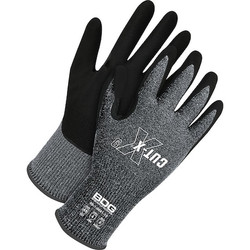 Bdg Knit Gloves,A9,HPPE,2XL Sz,Gray,PR 99-1-9641-11