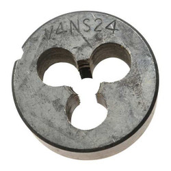 Westward Alloy Steel Die, 1/4-24 UNS, Westward CCT1060-23