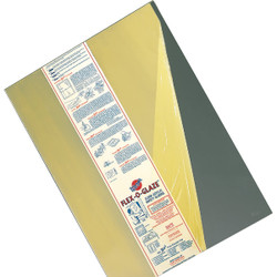 Warp's Flex-O-Glaze 24" x 28" x 0.100 (1/10") Clear Acrylic Sheet Pack of 5