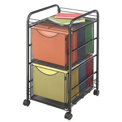 Safco Vertical File Cabinet,Black 5212BL
