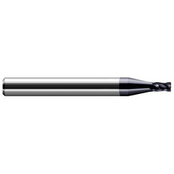 Harvey Tool End Mill,Cr,Rd,Mini,4 Fl,.25"D x.045"R 941145-C3