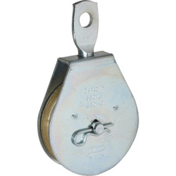 National Hardware 2-1/2 In. O.D. Single Swivel Eye Steel Rope Pulley N219-998