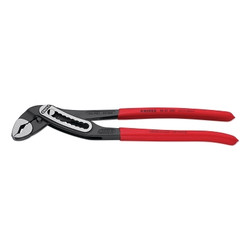Alligator® Pliers, 12 in OAL, V-Jaws, 9 Adjustments, Serrated