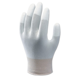 Hi-Tech Polyurethane Coated Gloves, Large , White