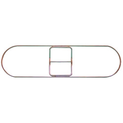 Dust Mop Frame, 5 in W x 48 in L, Metal