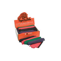 SuperEight™ Cotton Jersey Sweatband, Black, For Hard Hats/Full Brim Hats