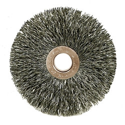 Copper Center™ Small Diameter Wire Wheel, 1 1/2 in D, .008 in Stainless Steel Pack of 10
