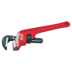 Aluminum Pipe Wrenches, Alloy Steel Jaw, 10 in, 1 1/2in Opening