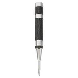 Automatic Center Punches, 5 in L, 9/16 in Tip, Steel