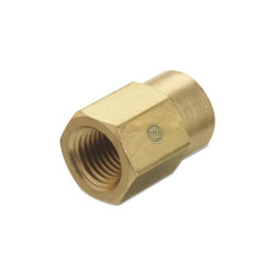 Pipe Thread Reducer Couplings, Connector, Brass, 1/2 in (NPT); 1/4 in (NPT)
