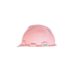 V-Gard® Slotted Hard Hat Cap, Staz-On® Suspension, Pink