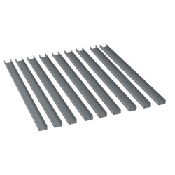 Akro-Mils® 9-Rail System (For Large ProCart), Gray, 1/Each
