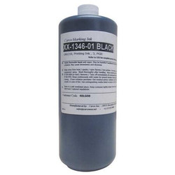 Carco Marking Ink,Pigment,Blck,10 to 15 sec XX-1346-01 BLACK