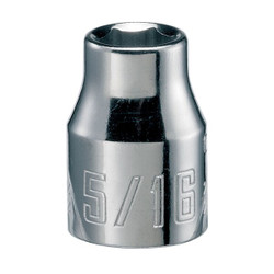 Craftsman Sockets, 3/8" Drive 5/16" 6 Point SAE Sh CMMT43000