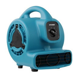 Xpower Portable Blower,Blue,600 cfm P-80-Blue