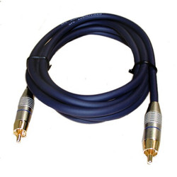 Test Products Intl RCA Audio/Video Cable,Blue Identifier HPACB3