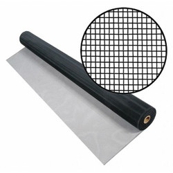 Phifer Screen, Roll, 50 ft L, 6 ft W, Black 3001260