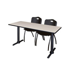 Cain Cain,60"x24",Training Table,2 M Chrs MTRCT6024PL47BK